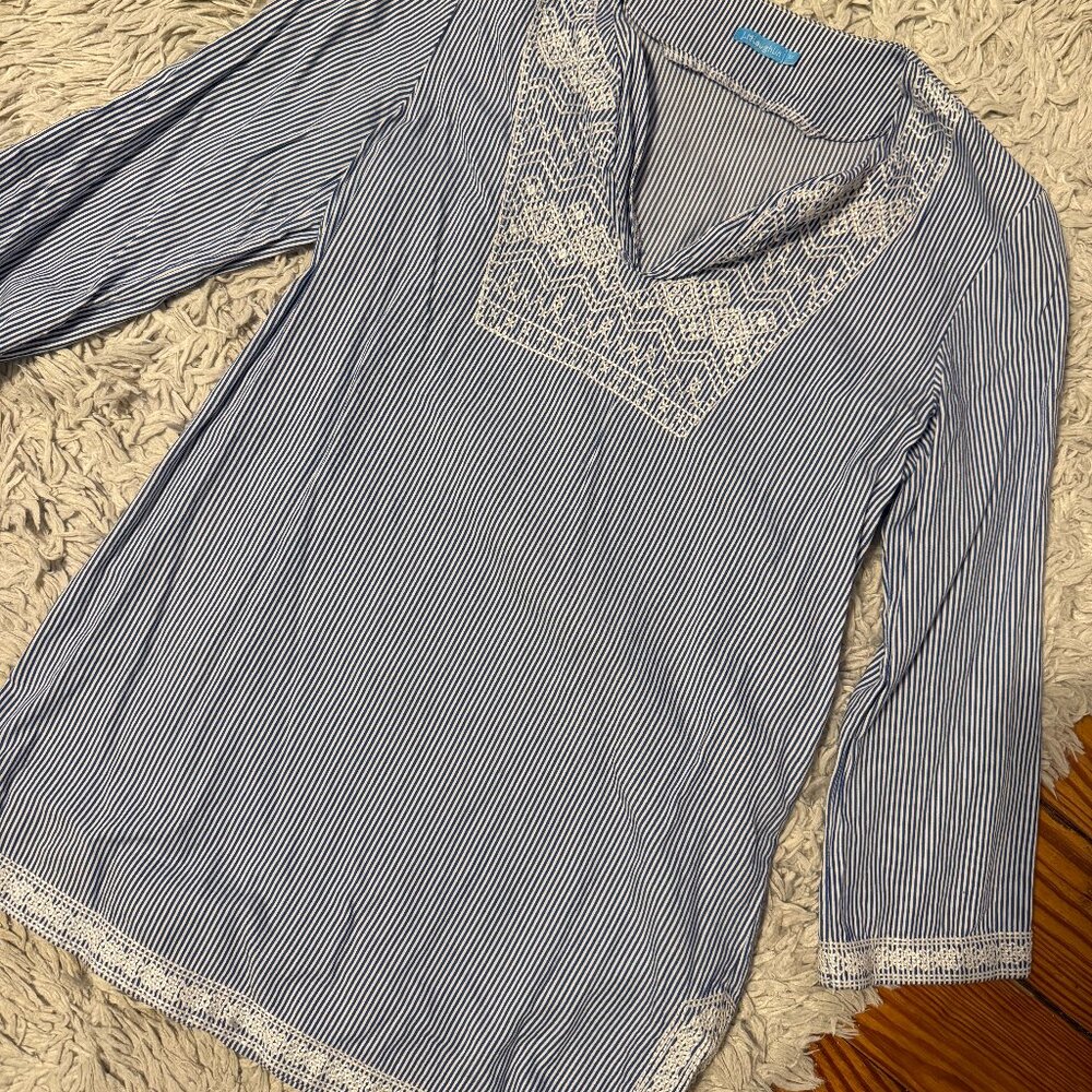 J. McLaughlin Embroidered Tunic
